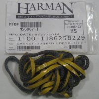 1-00-1186258229 3/16 round self adhesive gasket, Harman