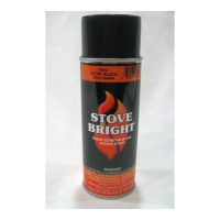 Satin Black Stove Paint 1990 by Stove Bright