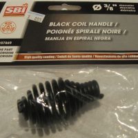 3/8″ Black Coil Spring Handle