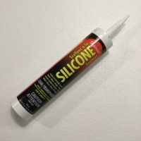 Hi-Temp Clear Silicone 10.3 oz caulk tube