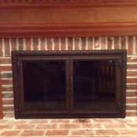 Before and After Fireplace Doors