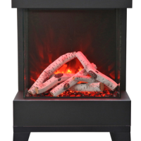 Amantii Cube Electric Fireplace with Legs