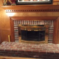 Before and After Fireplace Doors