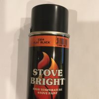 Flat Black Stove Paint 6304 by Stove Bright