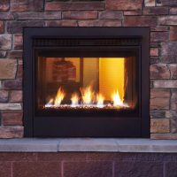 Twilight Modern Indoor-Outdoor Gas Fireplace