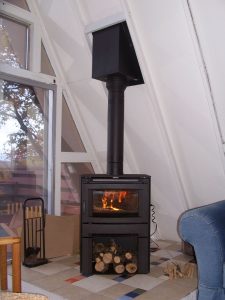 Enerzone Wood stove in Insbrook Chalet